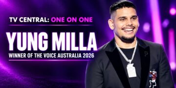 Yung Milla, winner of The Voice Australia 2026, for the TV Central One on One podcast