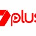Official red 7plus logo on white background