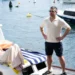 Joe Mottram on a boat in Italy in A Taste For Murder on Channel 7