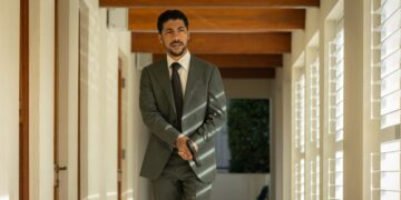 Hunter Page-Lochard as Detective Ethan Tobane in ABC drama Fortitude Valley