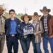 Cast of ABC drama Rural Crime Unit together on a rural location
