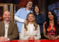 The Crime Night! panel at the studio desk on ABC