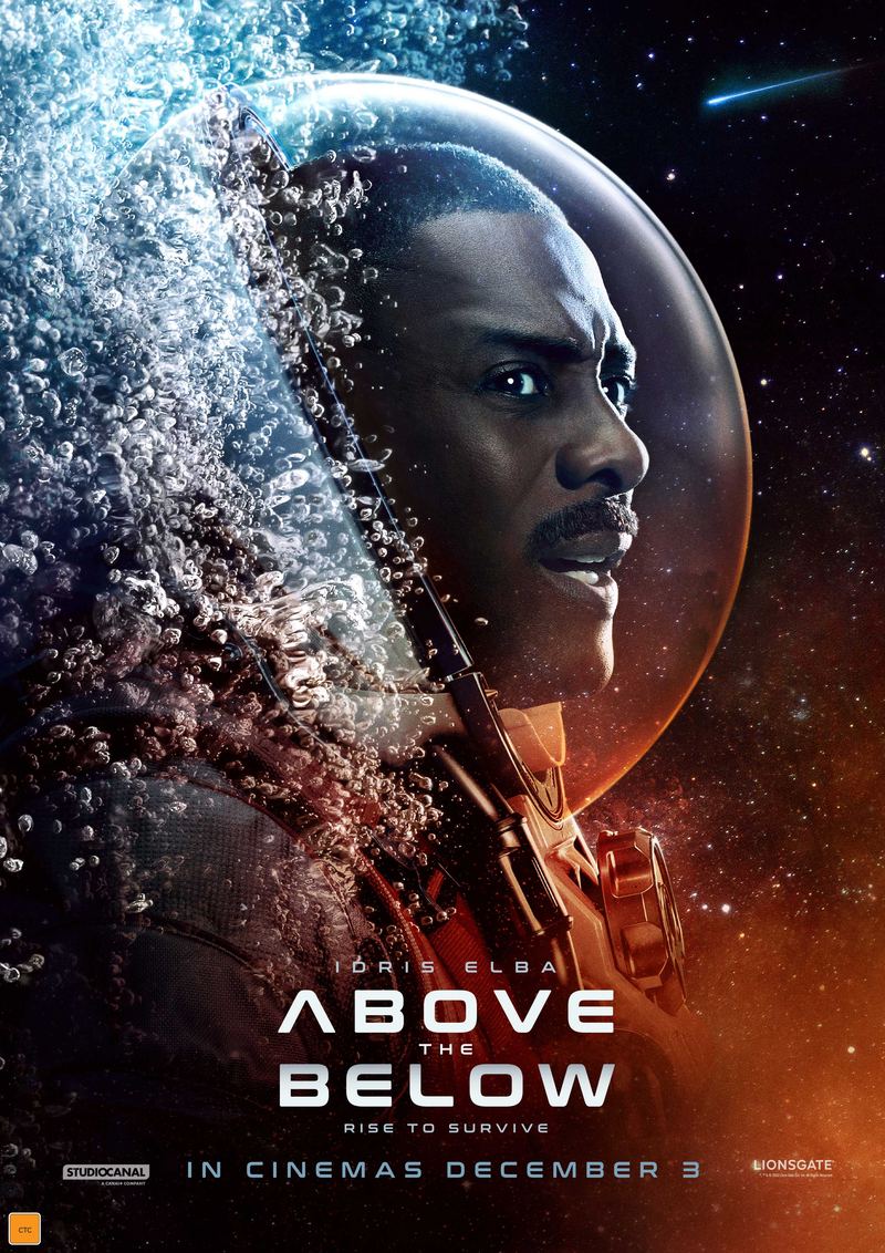 Official Australian poster for Above the Below, starring Idris Elba