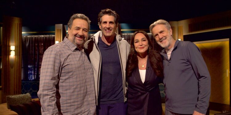 Mick Molloy, Andy Lee, Kate Langbroek and Glenn Robbins together for Celebrity Intervention