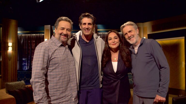 Mick Molloy, Andy Lee, Kate Langbroek and Glenn Robbins together for Celebrity Intervention