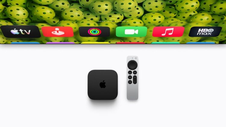 Fourth-generation Apple TV 4K box and Siri Remote