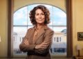 Kitty Flanagan as Helen Tudor-Fisk in Fisk