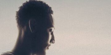 Ben Simmons in profile in official artwork for ESPN documentary Being Ben