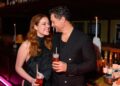 Georgie Tunny and Rob Mills at the BINGE premiere screening of YAGA at Restaurant Hubert’s Theatre Royale