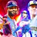Tampa Bay Rays and Milwaukee Brewers players in ESPN World Series artwork