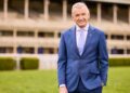 Bruce McAvaney at the racecourse ahead of Channel 7 coverage of The Everest and Caulfield Cup