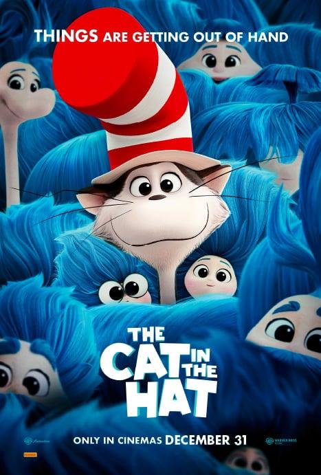 Australian poster for The Cat in the Hat showing the Cat among the Things