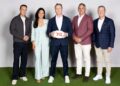 Matt Shirvington, Mel McLaughlin, Andrew Voss, Corey Parker and Matt White for Channel 7 Rugby League World Cup coverage