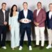 Matt Shirvington, Mel McLaughlin, Andrew Voss, Corey Parker and Matt White for Channel 7 Rugby League World Cup coverage