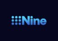 Official Nine logo on a dark blue background