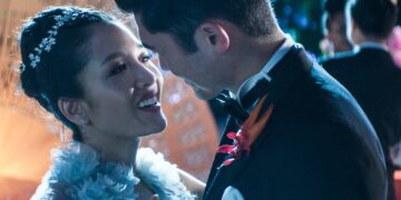 Constance Wu and Henry Golding in the Crazy Rich Asians film