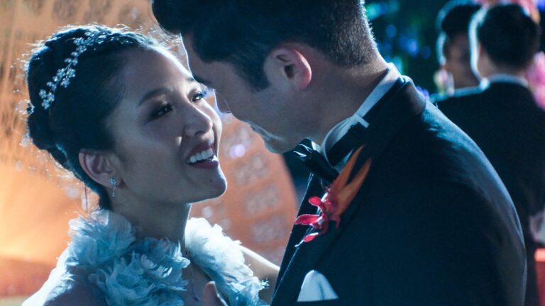 Constance Wu and Henry Golding in the Crazy Rich Asians film