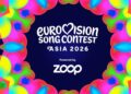 Official Eurovision Song Contest Asia 2026 artwork with colourful border and event logo