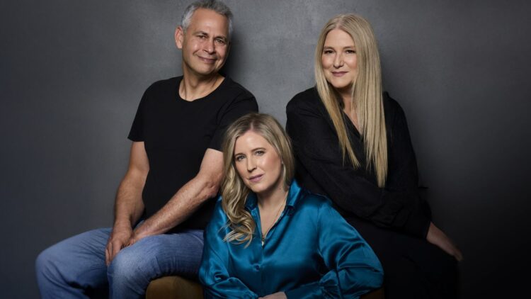 Bruna Papandrea, Alison Hurbert-Burns and Steve Hutensky of The Set Up