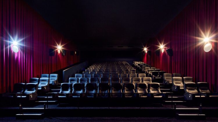 Rows of seats in an Event Cinemas Original auditorium