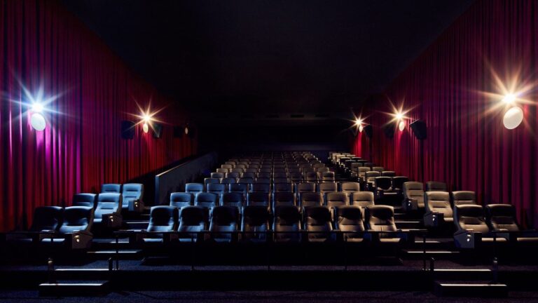 Rows of seats in an Event Cinemas Original auditorium