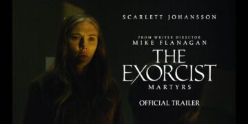 Scarlett Johansson in The Exorcist: Martyrs official trailer artwork