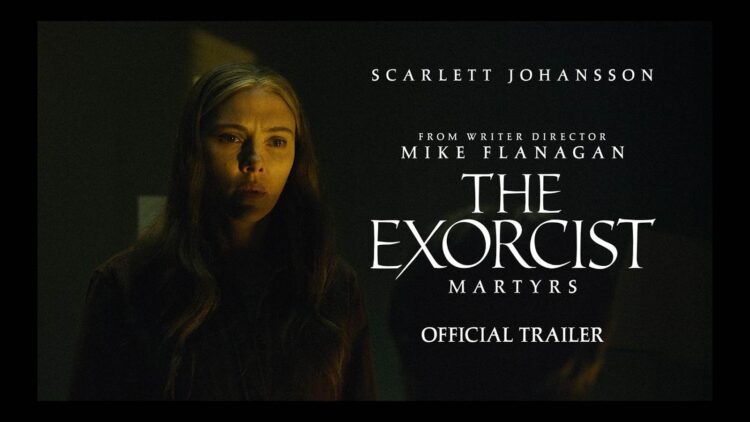 Scarlett Johansson in The Exorcist: Martyrs official trailer artwork
