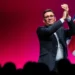 UK Prime Minister Andy Burnham on stage for Foreign Correspondent