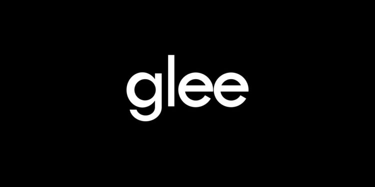 White Glee title card on a black background