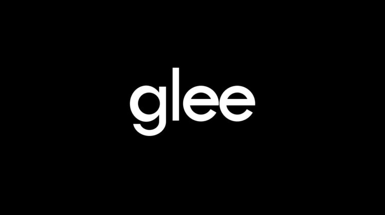 White Glee title card on a black background