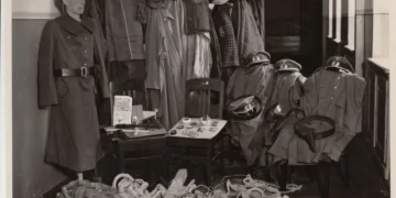 Historical wartime uniforms and escape equipment in Greatest Escapes of WW2
