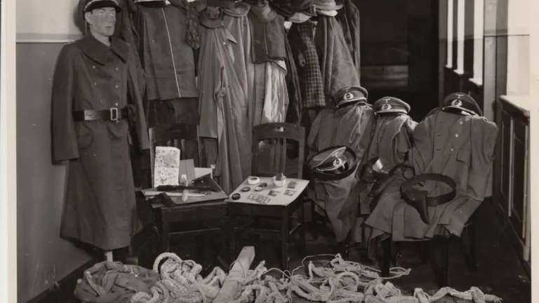 Historical wartime uniforms and escape equipment in Greatest Escapes of WW2