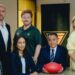 Ground Up cast Josh McConville, Emma Harvie, Dylan Murphy, Sam Pang and Lucy Durack