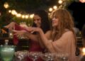 Sandra Bullock and Nicole Kidman cast a spell at an outdoor party in Practical Magic 2