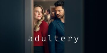 Dominic Cooper and Romola Garai in Adultery official HBO Max key art