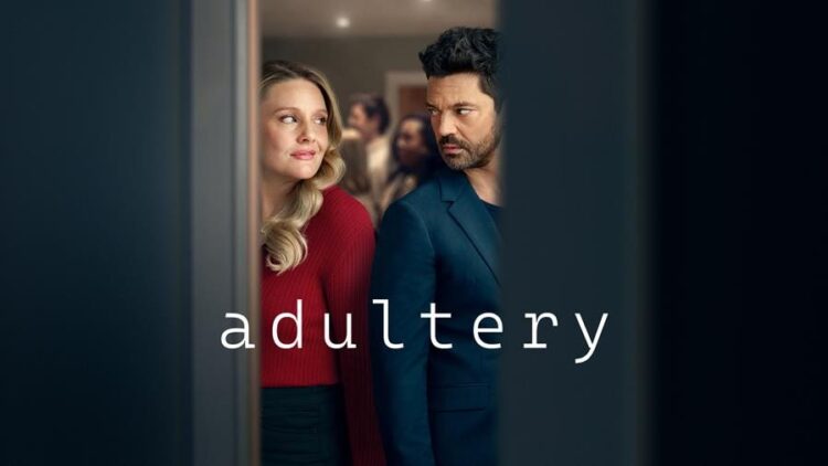 Dominic Cooper and Romola Garai in Adultery official HBO Max key art