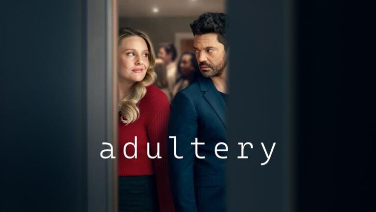 Dominic Cooper and Romola Garai in Adultery official HBO Max key art