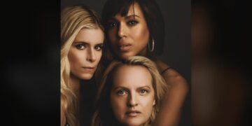 Kerry Washington, Elisabeth Moss and Kate Mara in official Imperfect Women artwork