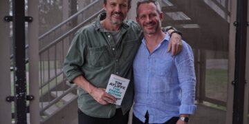 David Lyons with The Enemy Within author Tim Ayliffe