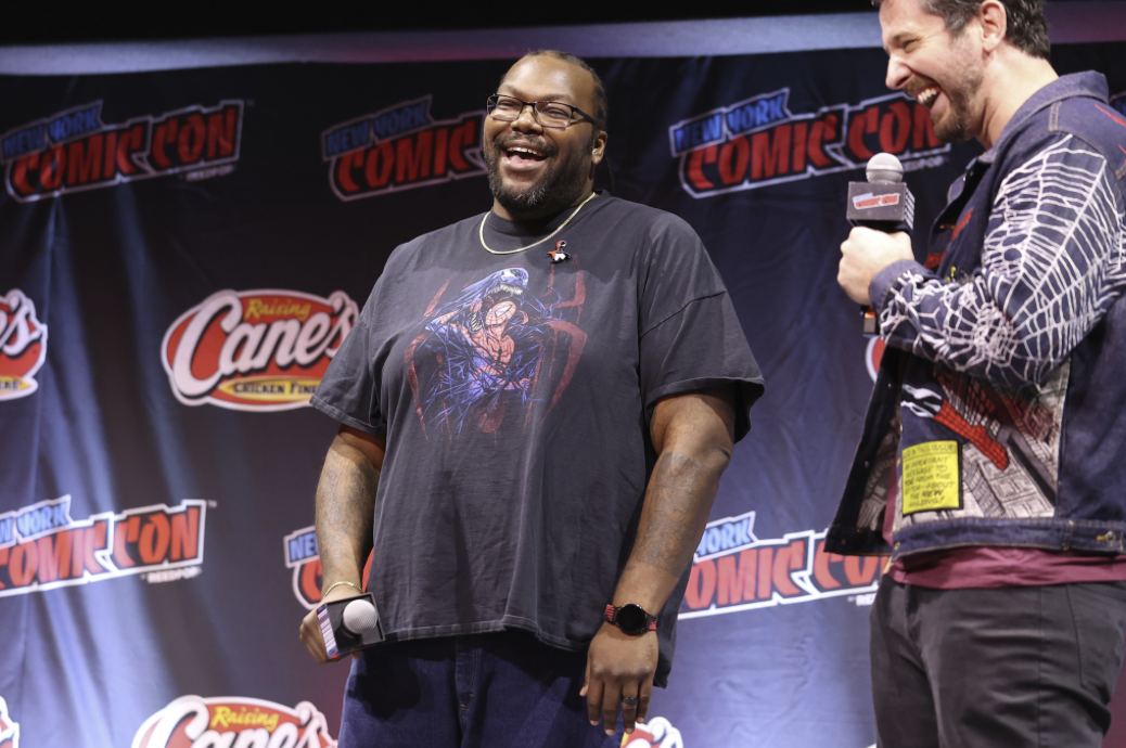 A Marvel Animation speaker at the New York Comic Con panel
