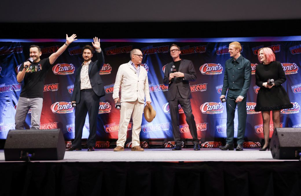 The VisionQuest cast and filmmakers on stage at New York Comic Con 2026