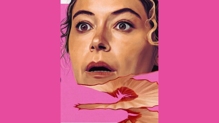 Tatiana Maslany in official Maximum Pleasure Guaranteed artwork for Apple TV
