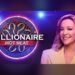 Rebecca Gibney alongside the Millionaire Hot Seat logo