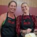 Krysten and Lucy in their kitchen during their My Kitchen Rules Instant Restaurant redemption