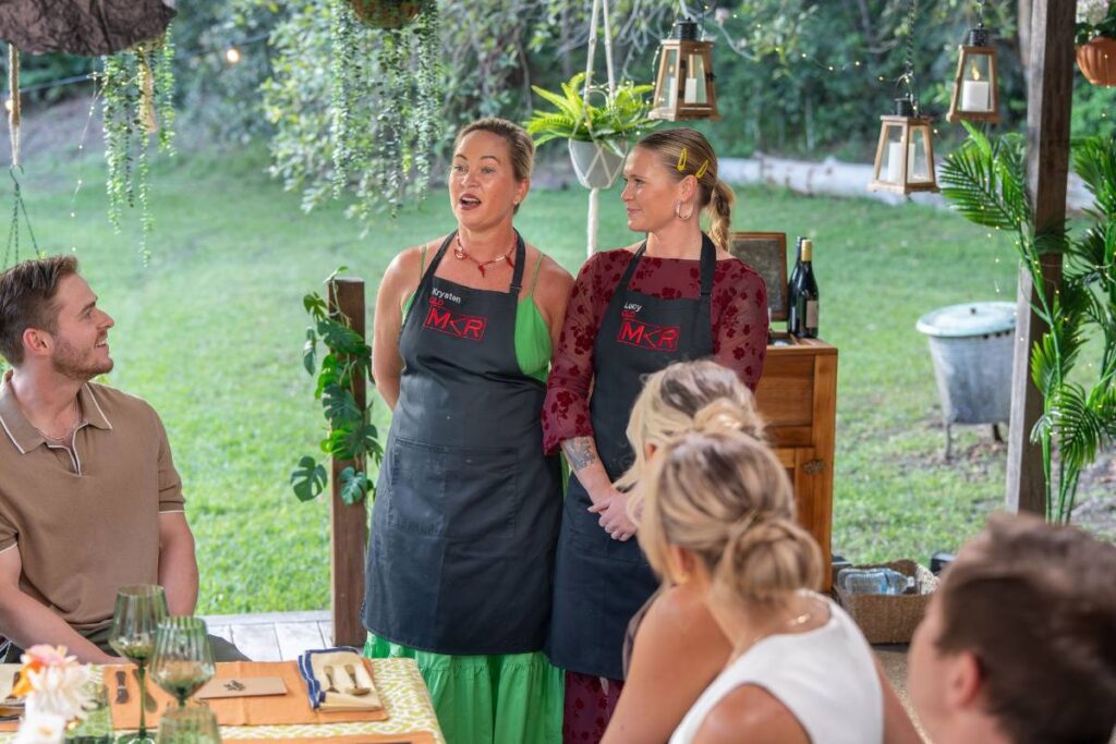 Guests are served outdoors at a Gold Coast hinterland Instant Restaurant