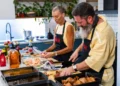Jane and Shane prepare their Instant Restaurant menu in My Kitchen Rules