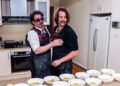 Harrison and Oliver preparing ravioli at Bloody Bellissimo on My Kitchen Rules