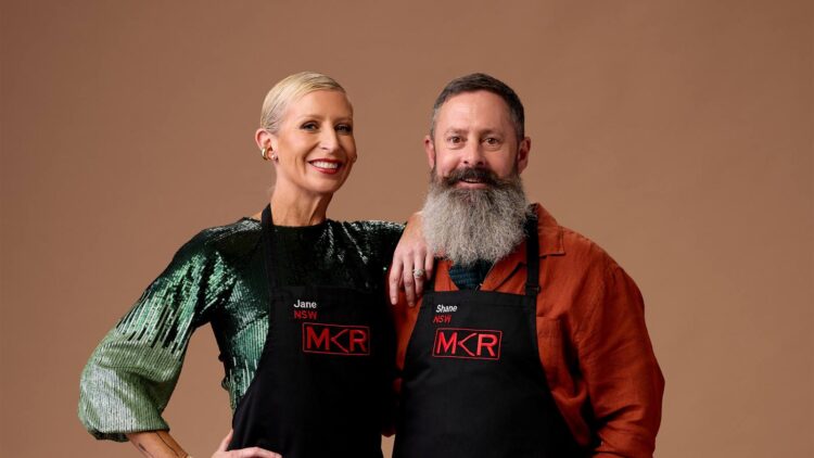 Jane and Shane from My Kitchen Rules on Channel 7