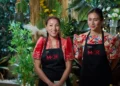 Mary and Golden at their My Kitchen Rules Instant Restaurant