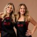 Alisha and Deanne in their aprons for My Kitchen Rules on Channel 7